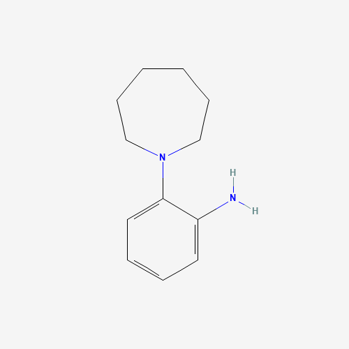 2-Azepan-1-yl-phenylamine (CAS: 51627-46-4) - Chemical Structure and Molecular Formula 