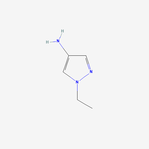 1-Ethyl-1H-pyrazol-4-ylamine (CAS: 876343-24-7) - Chemical Structure and Molecular Formula 