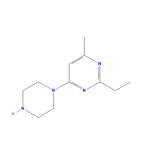2-Ethyl-4-methyl-6-piperazin-1-yl-pyrimidine (CAS: 883540-07-6) - Related Chemical Product