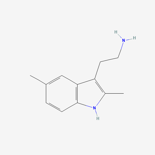 2-(2,5-Dimethyl-1H-indol-3-yl)-ethylamine (CAS: 1079-44-3) - Chemical Structure and Molecular Formula 