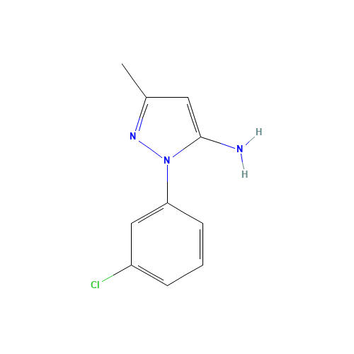 2-(3-Chloro-phenyl)-5-methyl-2H-pyrazol-3-ylamine (CAS: 40401-41-0) - Related Chemical Product