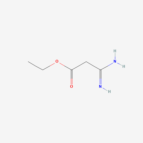 Carbamimidoyl-acetic acid ethyl ester hydrochloride (CAS: 50551-10-5) - Chemical Structure and Molecular Formula 