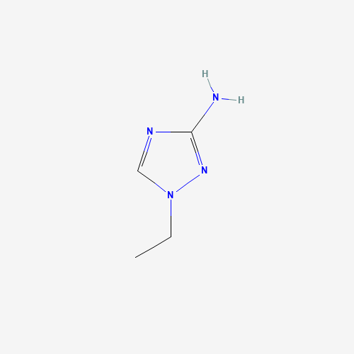 1-Ethyl-1H-[1,2,4]triazol-3-ylamine (CAS: 42786-04-9) - Chemical Structure and Molecular Formula 