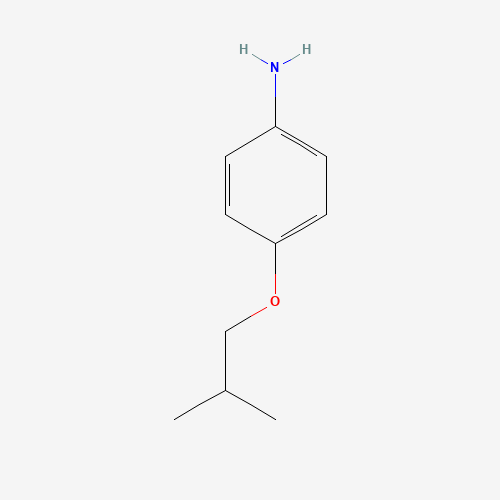 4-Isobutoxy-phenylamine (CAS: 5198-04-9) - Chemical Structure and Molecular Formula 