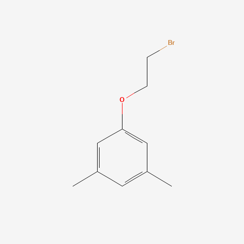 1-(2-Bromo-ethoxy)-3,5-dimethyl-benzene (CAS: 37136-93-9) - Chemical Structure and Molecular Formula 