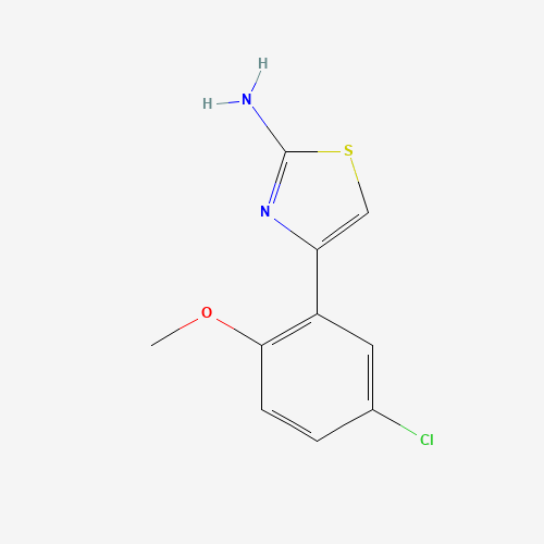 4-(5-Chloro-2-methoxy-phenyl)-thiazol-2-ylamine (CAS: 303019-72-9) - Related Chemical Product