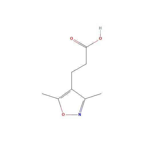 3-(3,5-Dimethyl-isoxazol-4-yl)-propionic acid (CAS: 116423-07-5) - Related Chemical Product