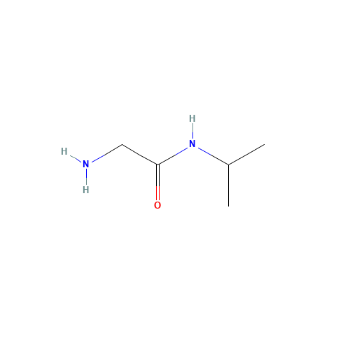 2-Amino-N-isopropyl-acetamide (CAS: 67863-05-2) - Chemical Structure and Molecular Formula 