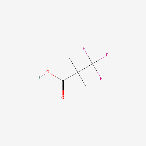 3,3,3-Trifluoro-2,2-dimethylpropionic acid (CAS: 889940-13-0) - Chemical Structure and Molecular Formula 