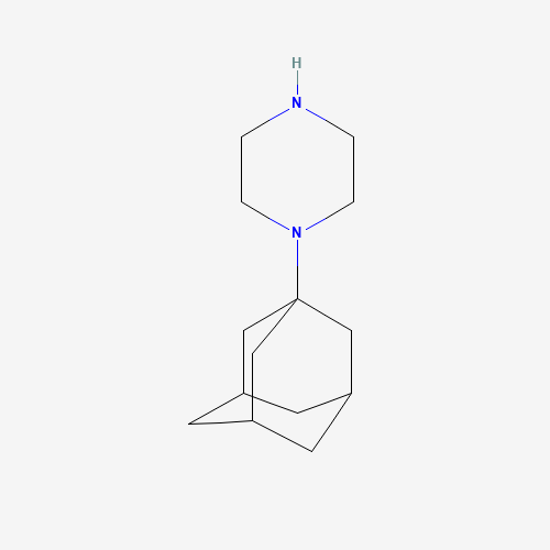 1-Adamantan-1-yl-piperazine (CAS: 19984-46-4) - Chemical Structure and Molecular Formula 