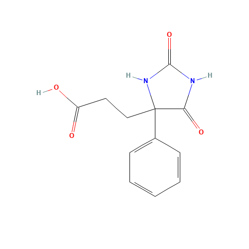3-(2,5-Dioxo-4-phenyl-imidazolidin-4-yl)-propionic acid (CAS: 6939-92-0) - Related Chemical Product