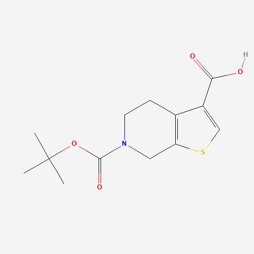 4,7-Dihydro-5H-thieno[2,3-c]pyridine-3,6-dicarboxylic acid 6-tert-butyl ester (CAS: 889939-56-4) - Related Chemical Product