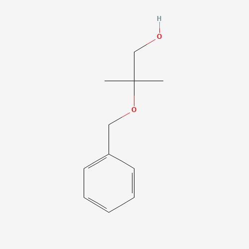 2-Benzyloxy-2-methylpropan-1-ol (CAS: 91968-71-7) - Chemical Structure and Molecular Formula 