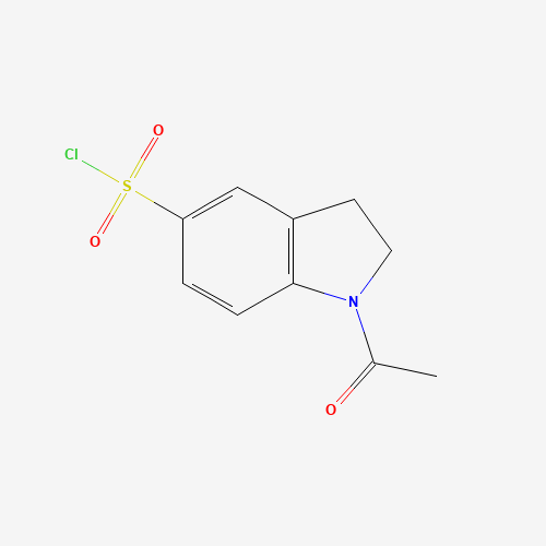 1-Acetyl-5-indolinesulfonoyl chloride (CAS: 52206-05-0) - Chemical Structure and Molecular Formula 