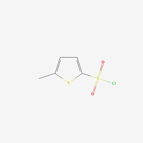 5-Methyl-thiophene-2-sulfonyl chloride (CAS: 55854-45-0) - Chemical Structure and Molecular Formula 