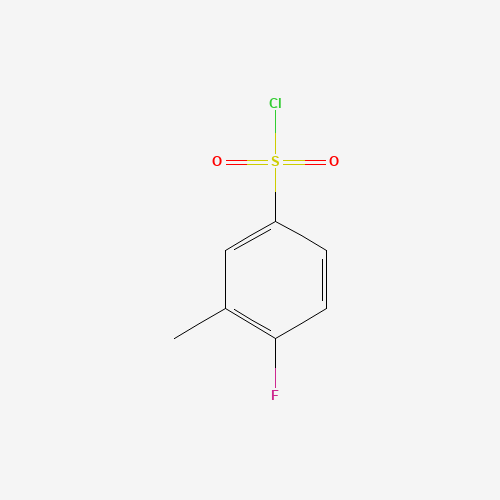 4-Fluoro-3-methyl-benzenesulfonyl chloride (CAS: 629672-19-1) - Chemical Structure and Molecular Formula 