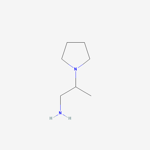 2-Pyrrolidin-1-yl-propylamine (CAS: 50998-07-7) - Chemical Structure and Molecular Formula 