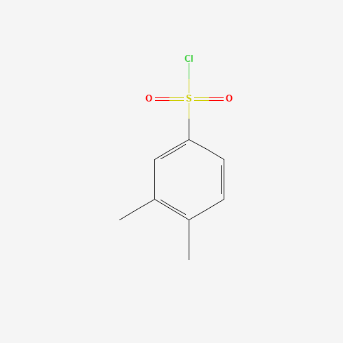 3,4-Dimethyl-benzenesulfonyl chloride (CAS: 2905-30-8) - Chemical Structure and Molecular Formula 