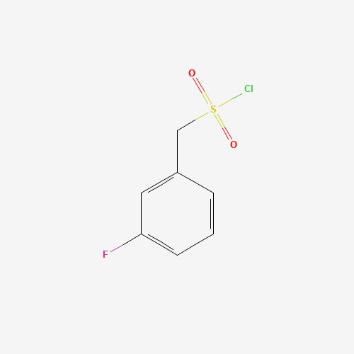 (3-Fluoro-phenyl)-methanesulfonyl chloride (CAS: 24974-72-9) - Chemical Structure and Molecular Formula 