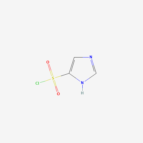 1H-Imidazole-4-sulfonyl chloride (CAS: 58767-51-4) - Chemical Structure and Molecular Formula 
