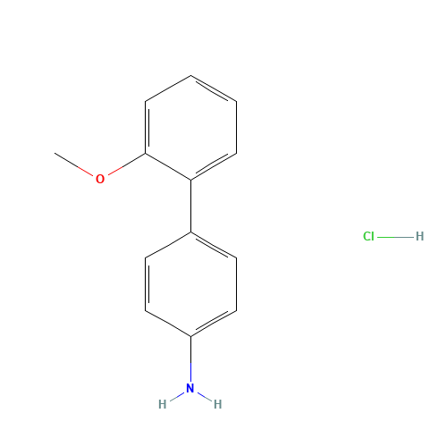 2'-Methoxy[1,1'-biphenyl]-4-amine hydrochloride (CAS: 824414-16-6) - Chemical Structure and Molecular Formula 