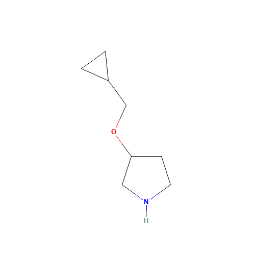 3-(Cyclopropylmethoxy)pyrrolidine (CAS: 932702-41-5) - Related Chemical Product