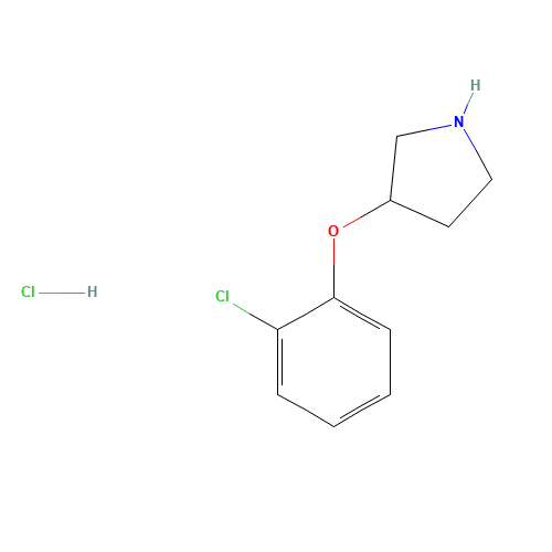 3-(2-Chlorophenoxy)pyrrolidine hydrochloride (CAS: 1185298-15-0) - Related Chemical Product