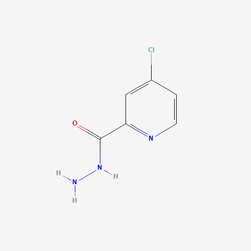 4-Chloro-pyridine-2-carboxylic acid hydrazide (CAS: 73771-11-6) - Chemical Structure and Molecular Formula 