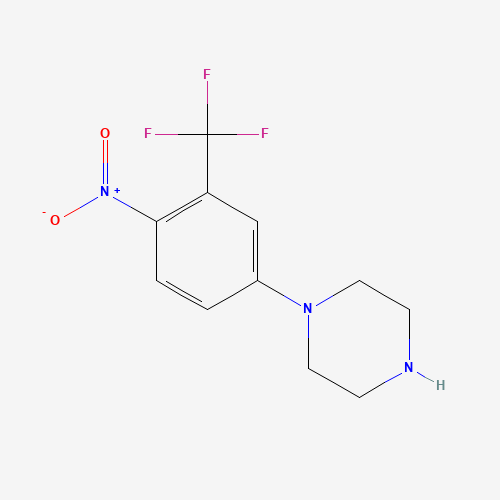 1-[4-Nitro-3-(trifluoromethyl)phenyl]piperazine (CAS: 153204-82-1) - Related Chemical Product