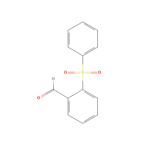 2-(Benzenesulfonyl)benzaldehyde (CAS: 126076-76-4) - Chemical Structure and Molecular Formula 