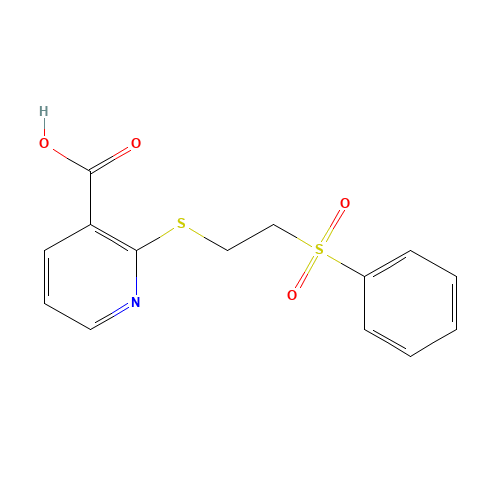 2-(2-(Phenylsulfonyl)ethylthio)nicotinic acid (CAS: 175203-21-1) - Related Chemical Product