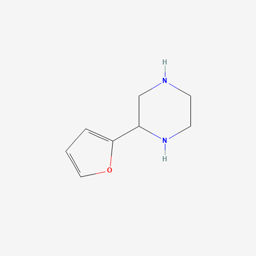 2-Furane-2-yl-piperazine (CAS: 111760-37-3) - Chemical Structure and Molecular Formula 
