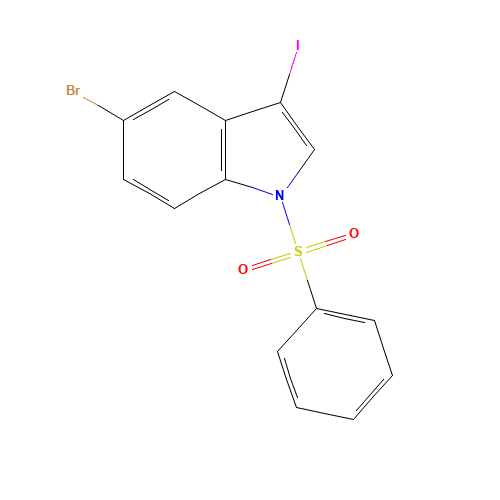 5-Bromo-3-iodo-1-(phenylsulfonyl)indole (CAS: 582305-43-9) - Related Chemical Product
