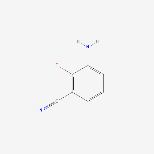 3-Amino-2-fluorobenzonitrile (CAS: 873697-68-8) - Chemical Structure and Molecular Formula 