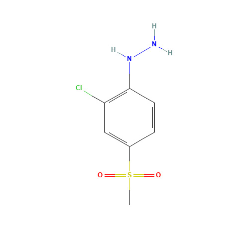 2-Chloro-4-methylsulfonylphenylhydrazine (CAS: 85634-77-1) - Related Chemical Product