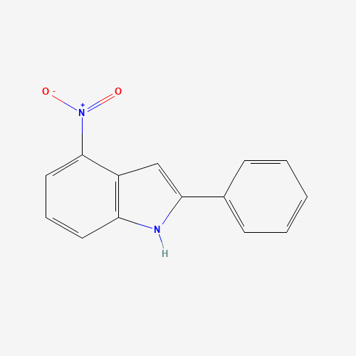 4-Nitro-2-phenylindole (CAS: 7746-36-3) - Chemical Structure and Molecular Formula 