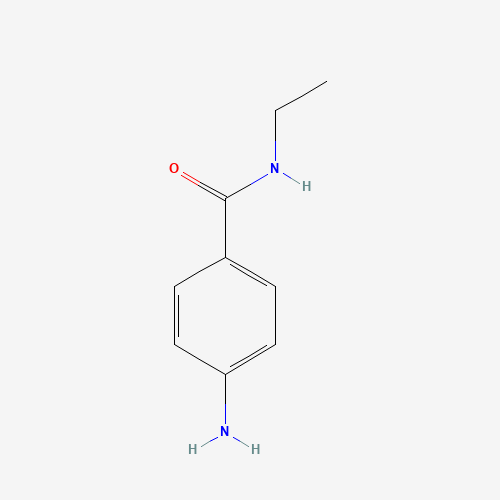 4-Amino-N-ethylbenzamide (CAS: 89399-17-7) - Chemical Structure and Molecular Formula 