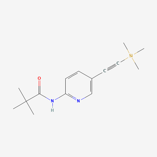 2,2-Dimethyl-N-(5-trimethylsilanylethynyl-pyridin-2-yl)-propionamide (CAS: 470463-43-5) - Related Chemical Product