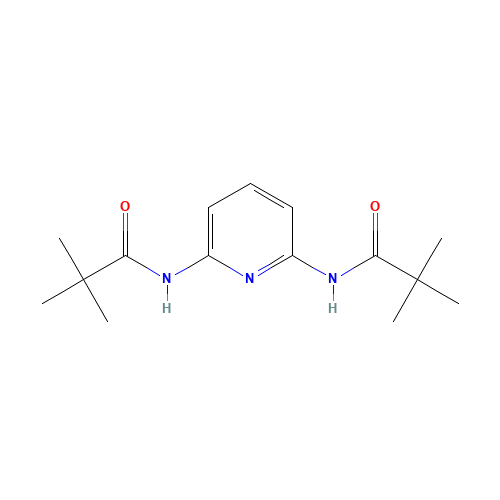 N-[6-(2,2-Dimethyl-propionylamino)-pyridin-2-yl]-2,2-dimethyl-propionamide (CAS: 101630-94-8) - Chemical Structure and Molecular Formula 