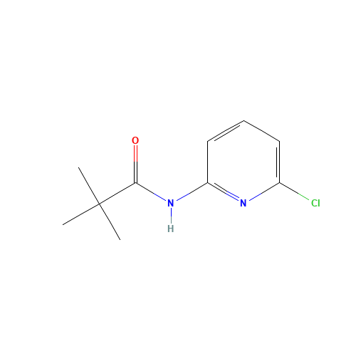 N-(6-Chloro-pyridin-2-yl)-2,2-dimethyl-propionamide (CAS: 86847-84-9) - Chemical Structure and Molecular Formula 