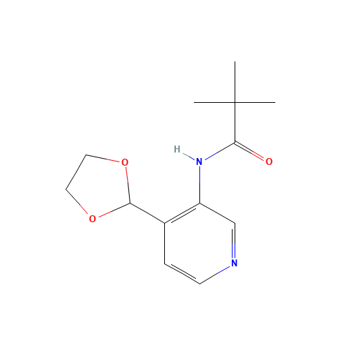 N-(4-[1,3]Dioxolan-2-yl-pyridin-3-yl)-2,2-dimethyl-propionamide (CAS: 869735-24-0) - Related Chemical Product