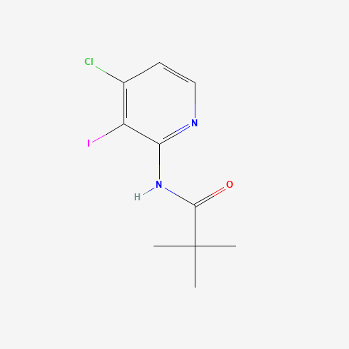 N-(4-Chloro-3-iodo-pyridin-2-yl)-2,2-dimethyl-propionamide (CAS: 898561-61-0) - Chemical Structure and Molecular Formula 