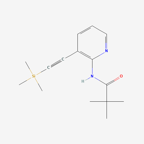 2,2-Dimethyl-N-(3-trimethylsilanylethynyl-pyridin-2-yl)-propionamide (CAS: 499193-46-3) - Related Chemical Product