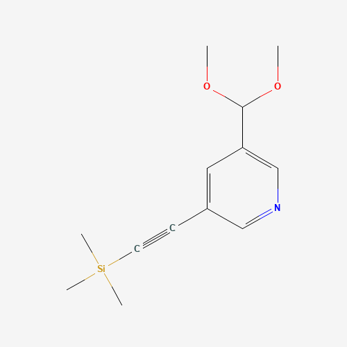 3-Dimethoxymethyl-5-trimethylsilanylethynyl-pyridine (CAS: 879326-80-4) - Related Chemical Product