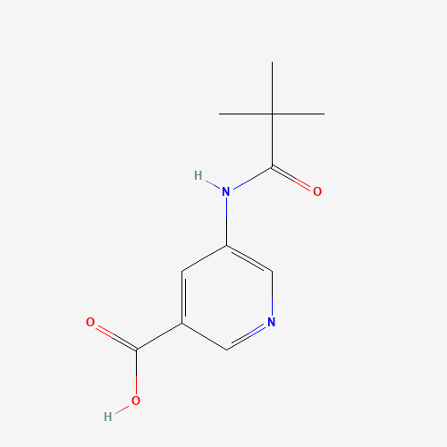 5-(2,2-Dimethyl-propionylamino)-nicotinic acid (CAS: 879326-77-9) - Related Chemical Product