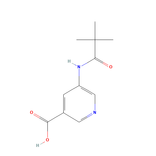 5-(2,2-Dimethyl-propionylamino)-nicotinic acid (CAS: 879326-77-9) - Related Chemical Product