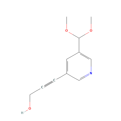 3-(5-Dimethoxymethyl-pyridin-3-yl)-prop-2-yn-1-ol (CAS: 898561-64-3) - Related Chemical Product