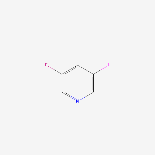 3-Fluoro-5-iodopyridine (CAS: 757950-13-3) - Chemical Structure and Molecular Formula 