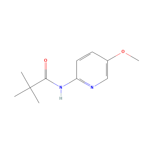 N-(5-Methoxy-pyridin-2-yl)-2,2-dimethyl-propionamide (CAS: 898561-68-7) - Chemical Structure and Molecular Formula 