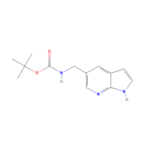 (1H-Pyrrolo[2,3-b]pyridin-5-ylmethyl)-carbamic acid tert-butyl ester (CAS: 900514-09-2) - Related Chemical Product